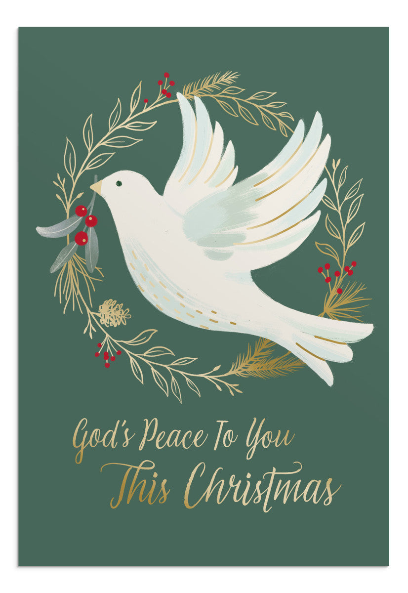 God's Peace This Christmas - 18 Christmas Boxed Cards - The Christian Gift Company