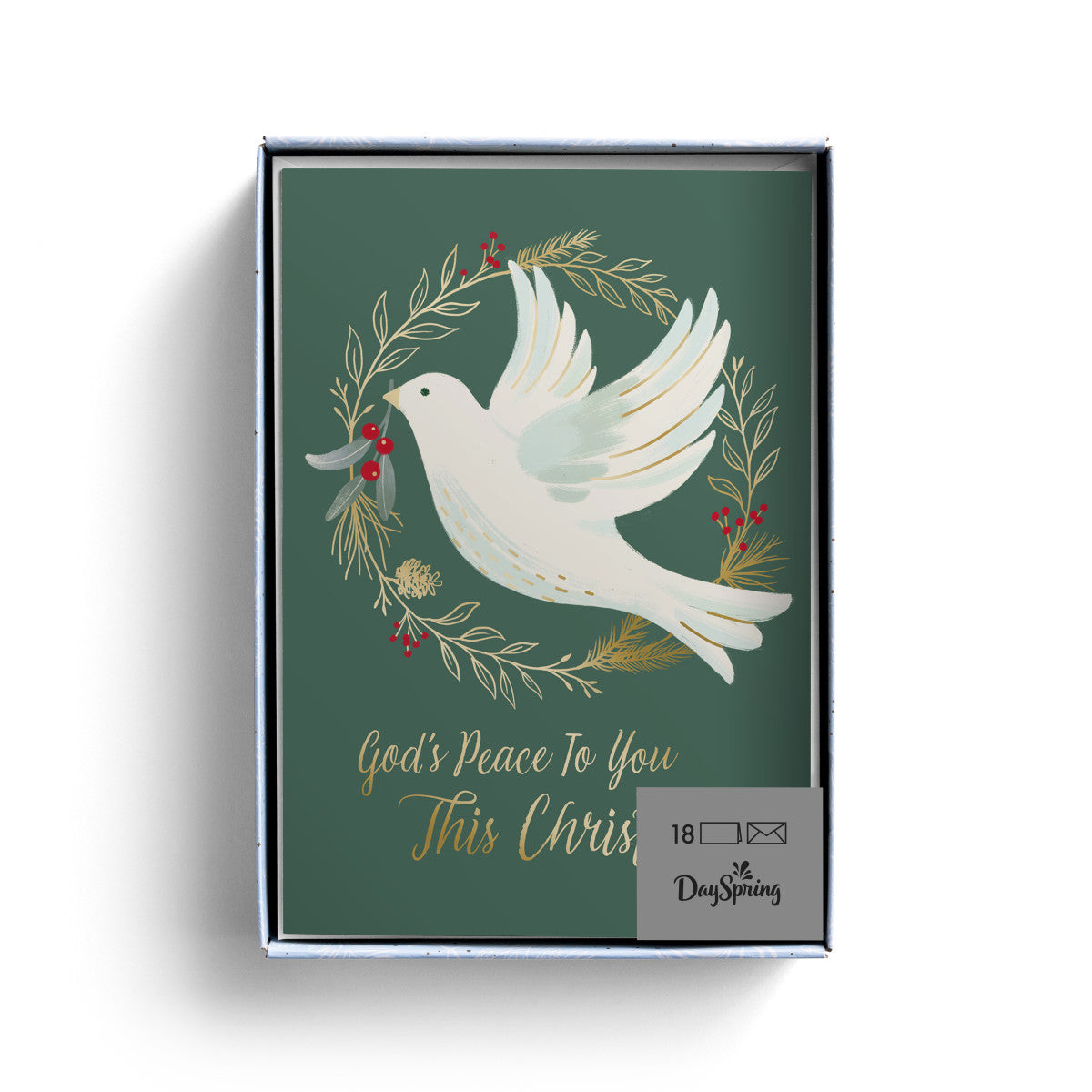 God's Peace This Christmas - 18 Christmas Boxed Cards - The Christian Gift Company