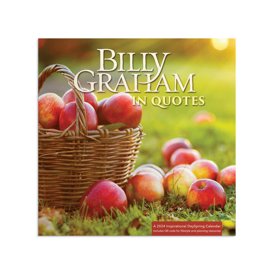Billy Graham in Quotes 2024 Wall Calendar: A 2024 Inspirational DaySpring Calendar - The Christian Gift Company