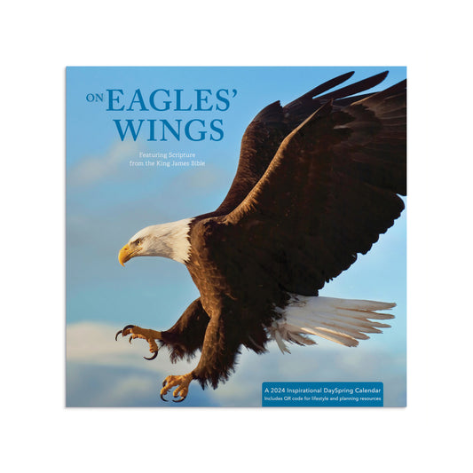 On Eagles Wings: 2024 Wall Calendar Featuring Scripture from the King James Bible - The Christian Gift Company