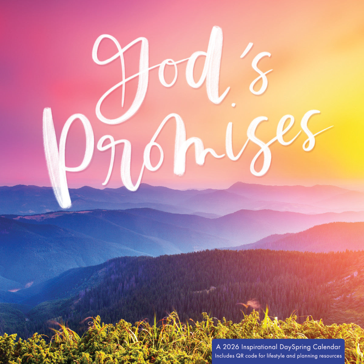 God's Promises 2026 Mini Inspirational Wall Calendar - The Christian Gift Company