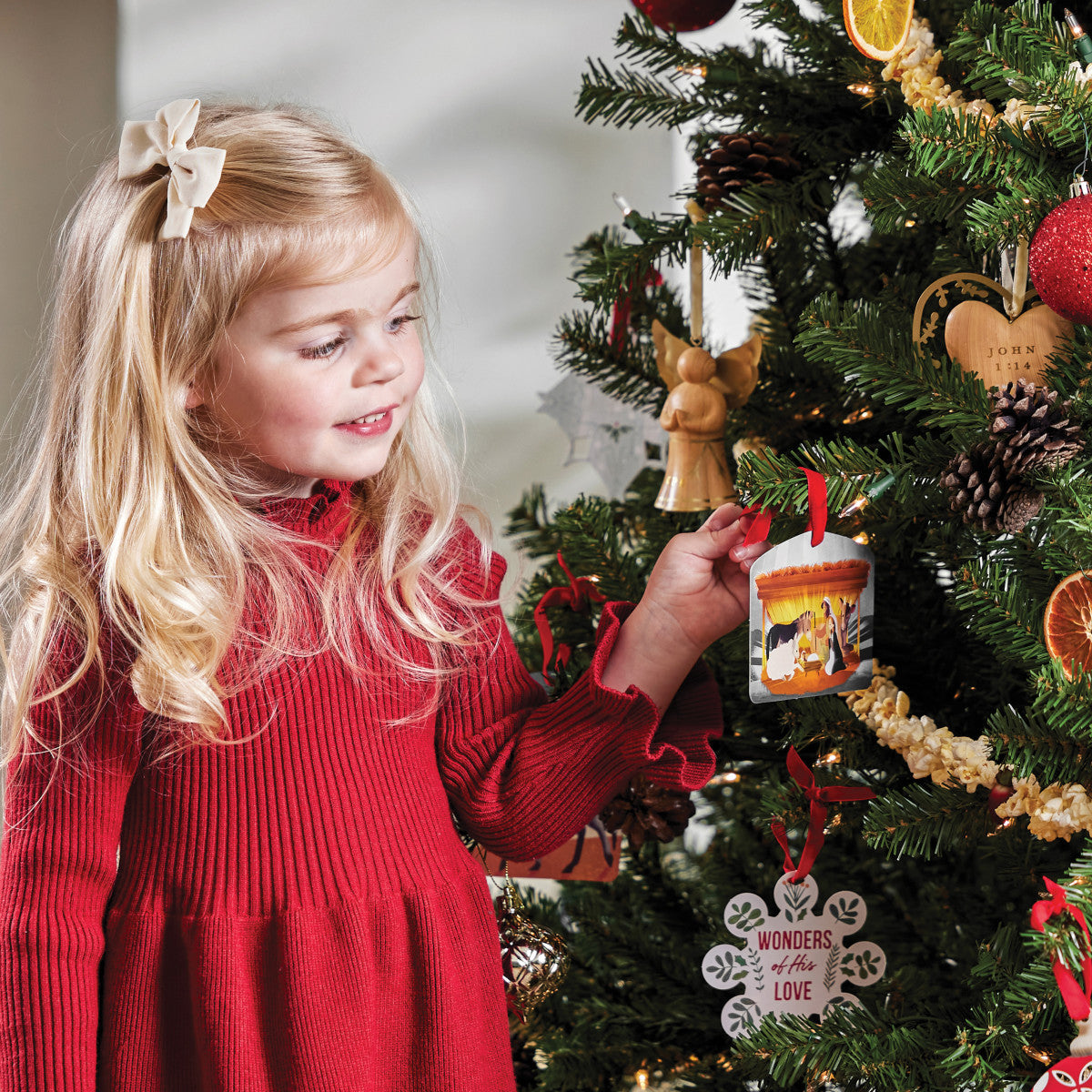 Jesus is Born - Nativity Ornament Book - The Christian Gift Company