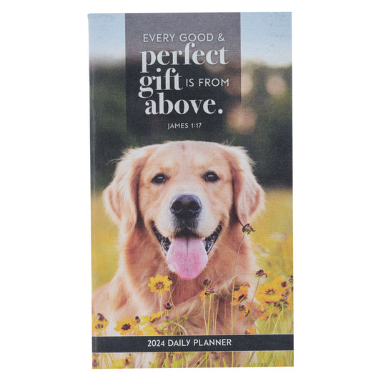 2024 Good and Perfect Gift Small Daily Planner - James 1:17 - The Christian Gift Company