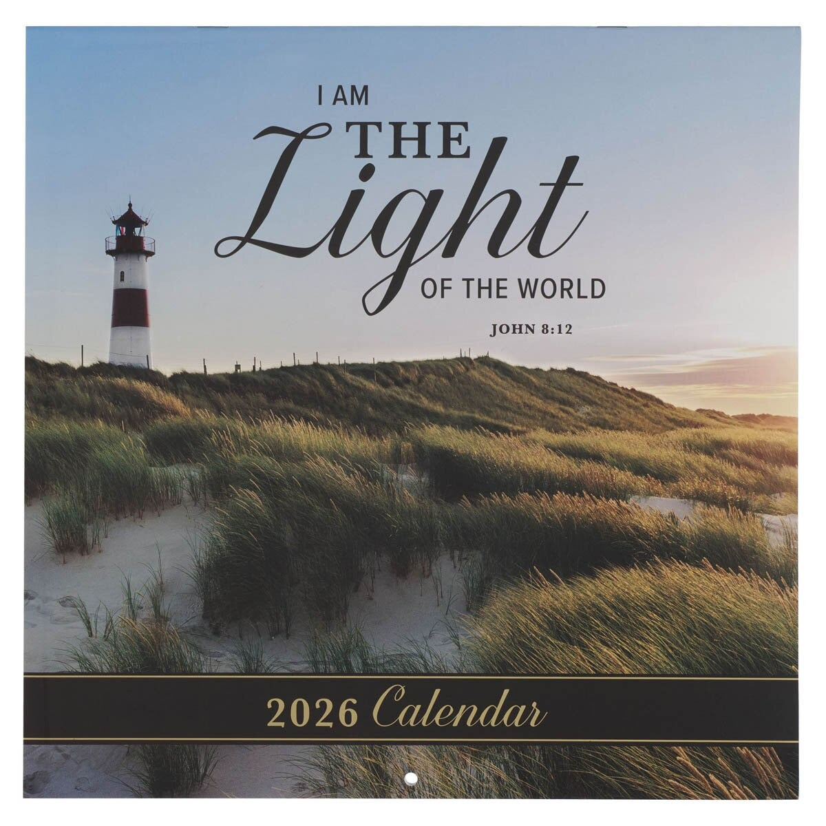 I am the Light of the World Large Wall Calendar - John 8:12 - The Christian Gift Company