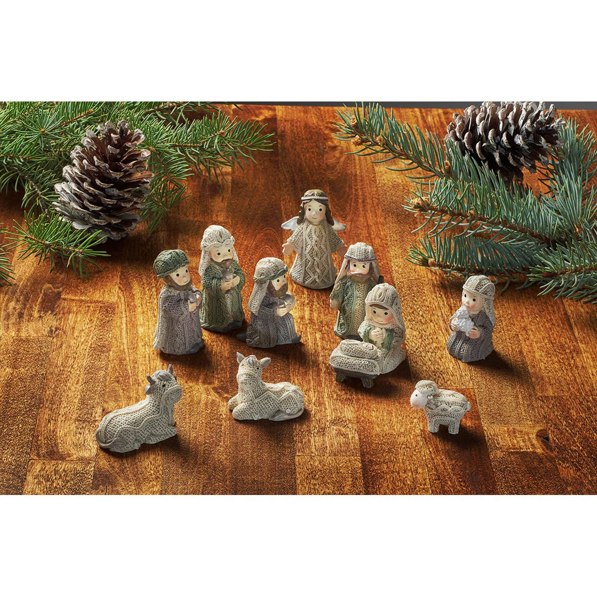 Cozy Knits Nativity Set - The Christian Gift Company