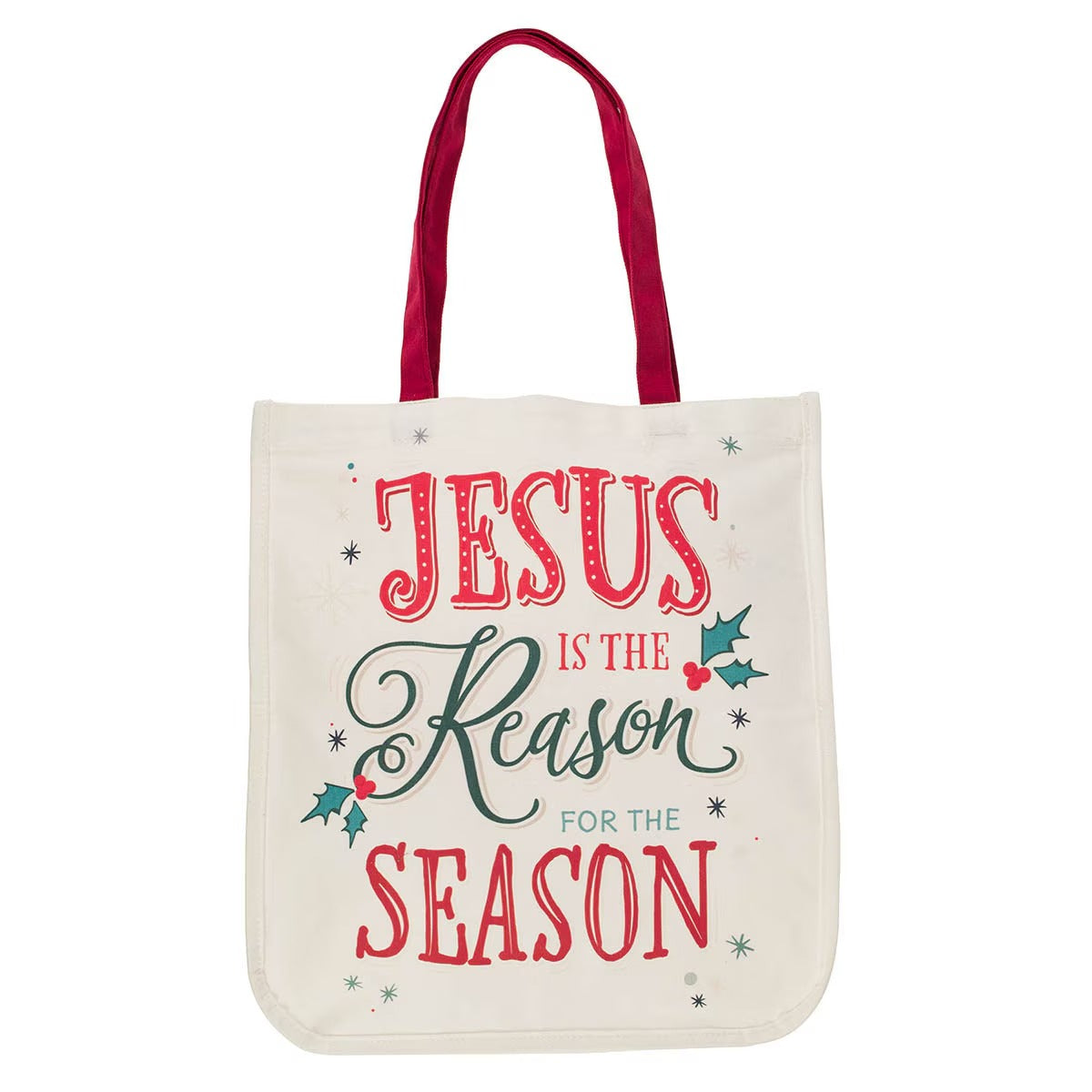Jesus is the Reason for the Season Canvas Tote Bag - The Christian Gift Company