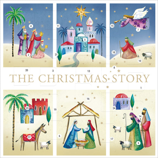 Christmas Story Square Advent Calendar - The Christian Gift Company