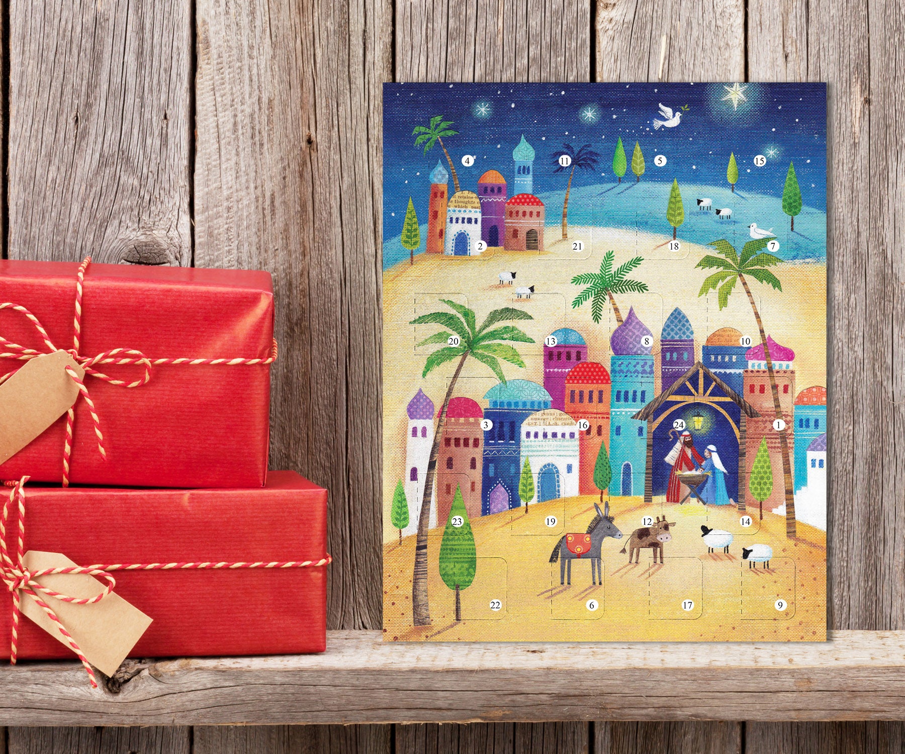 Journey To Bethlehem Christmas Story Advent Calendar - The Christian Gift Company
