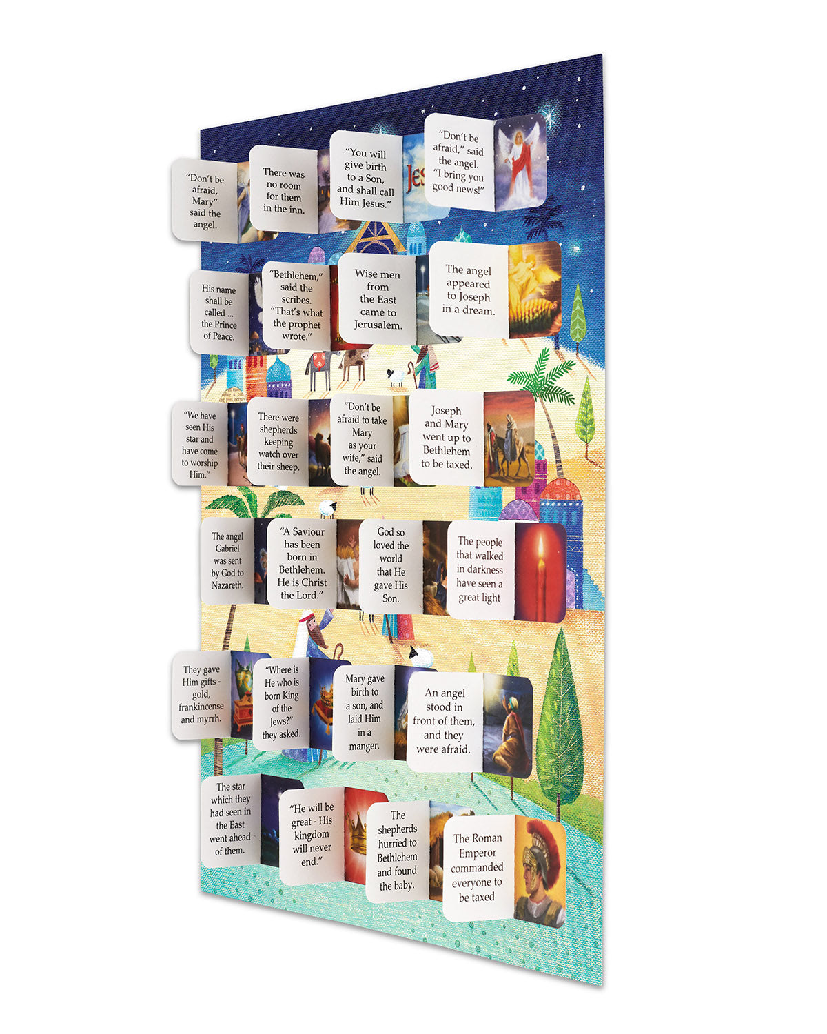 Journey To Bethlehem Christmas Story Advent Calendar - The Christian Gift Company