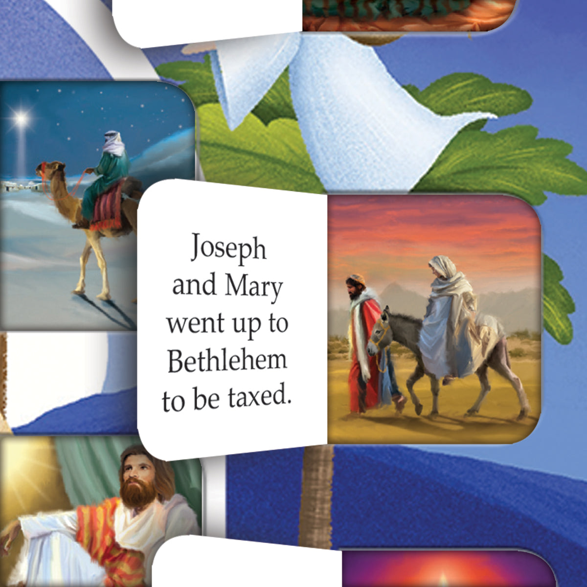Christmas Story Square Advent Calendar - Nativity Panels