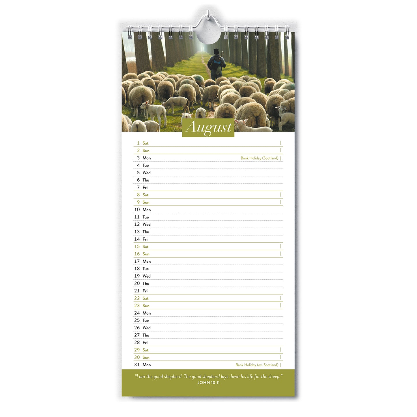 Words of Jesus Wall Calendar 2026 - The Christian Gift Company