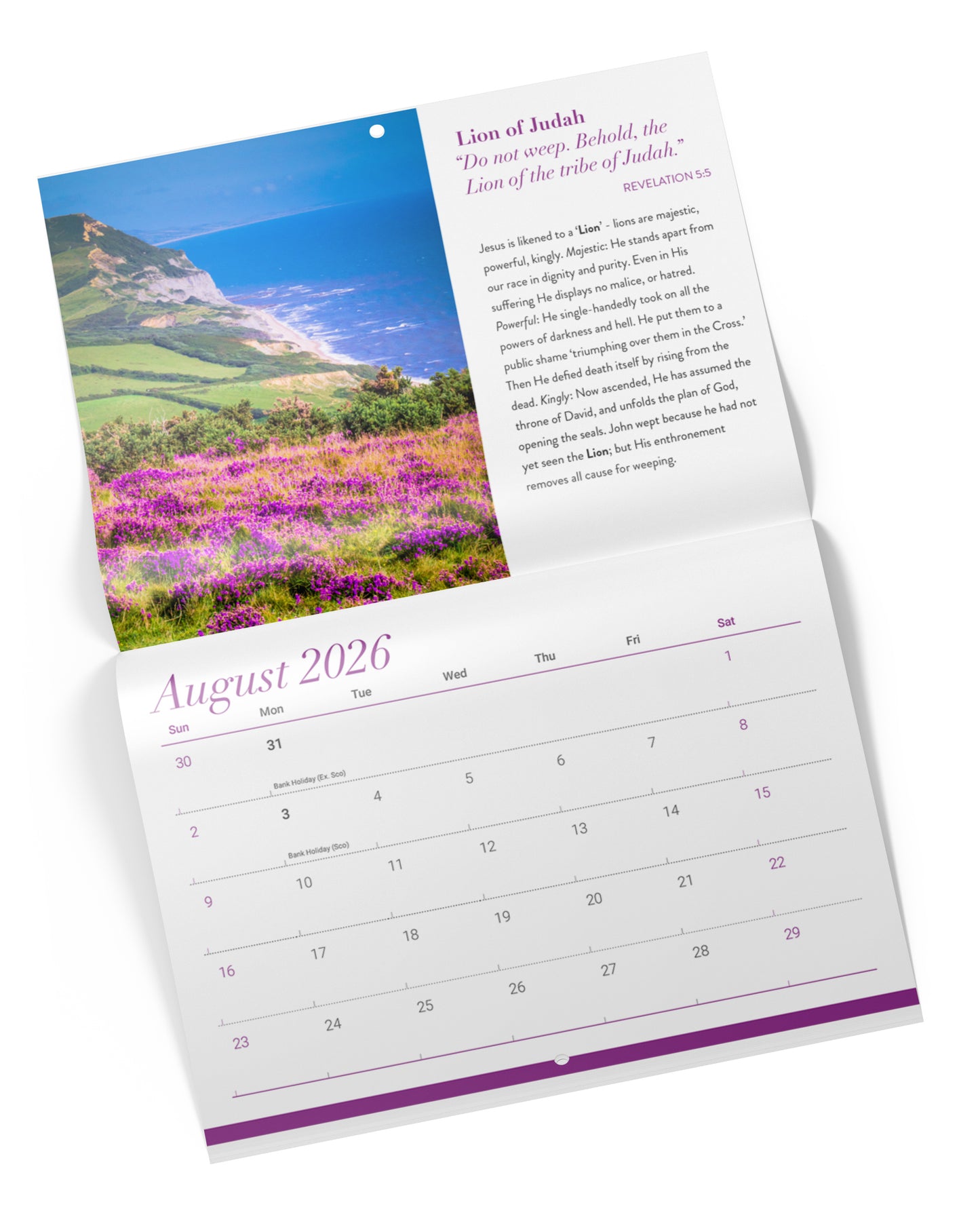 Words of Reflection Mini Wall Calendar 2026 - The Christian Gift Company
