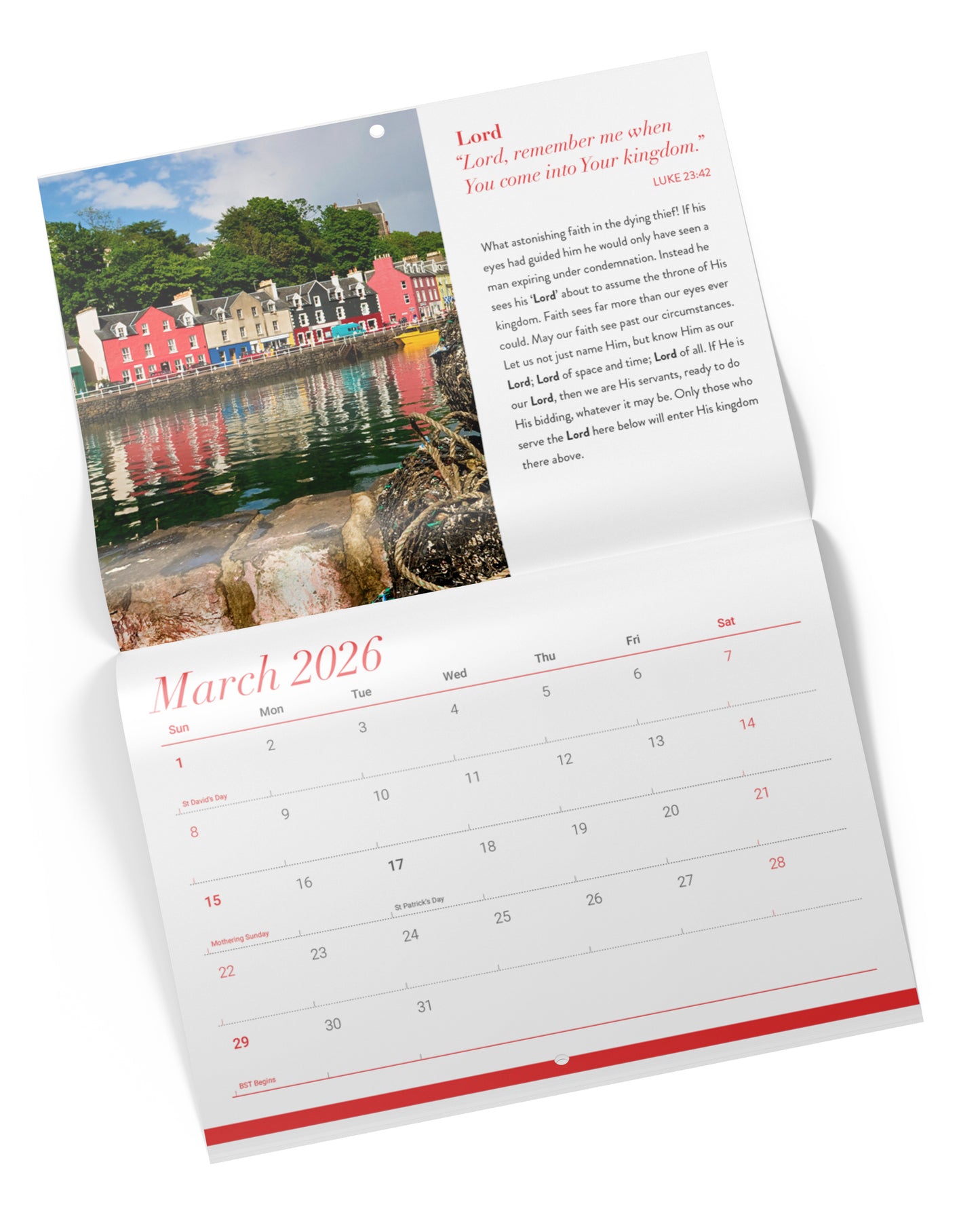Words of Reflection Mini Wall Calendar 2026 - The Christian Gift Company