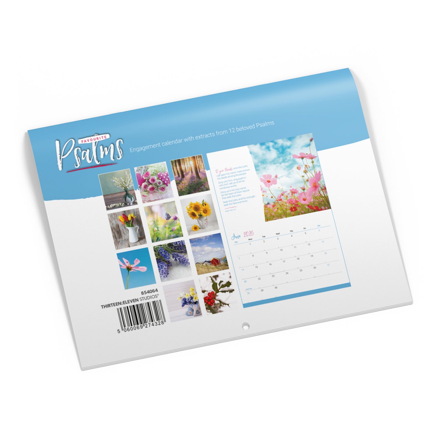 Favourite Psalms Mini Wall Calendar 2026 - The Christian Gift Company