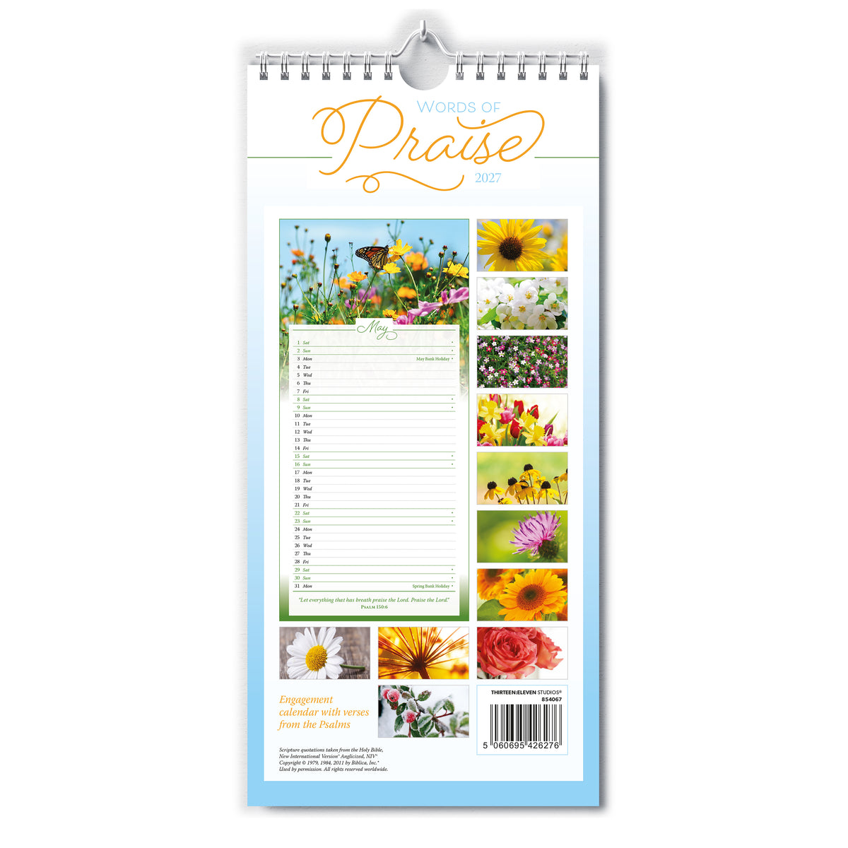 Words of Praise Wall Calendar 2027