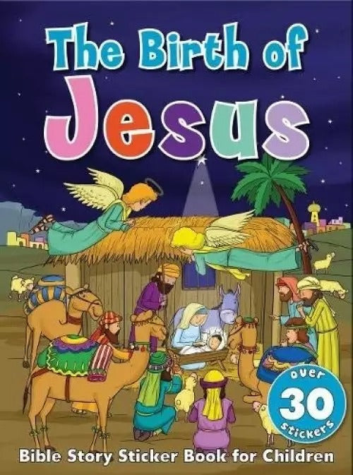 The Birth of Jesus - Bible Story Sticker Book - The Christian Gift Company