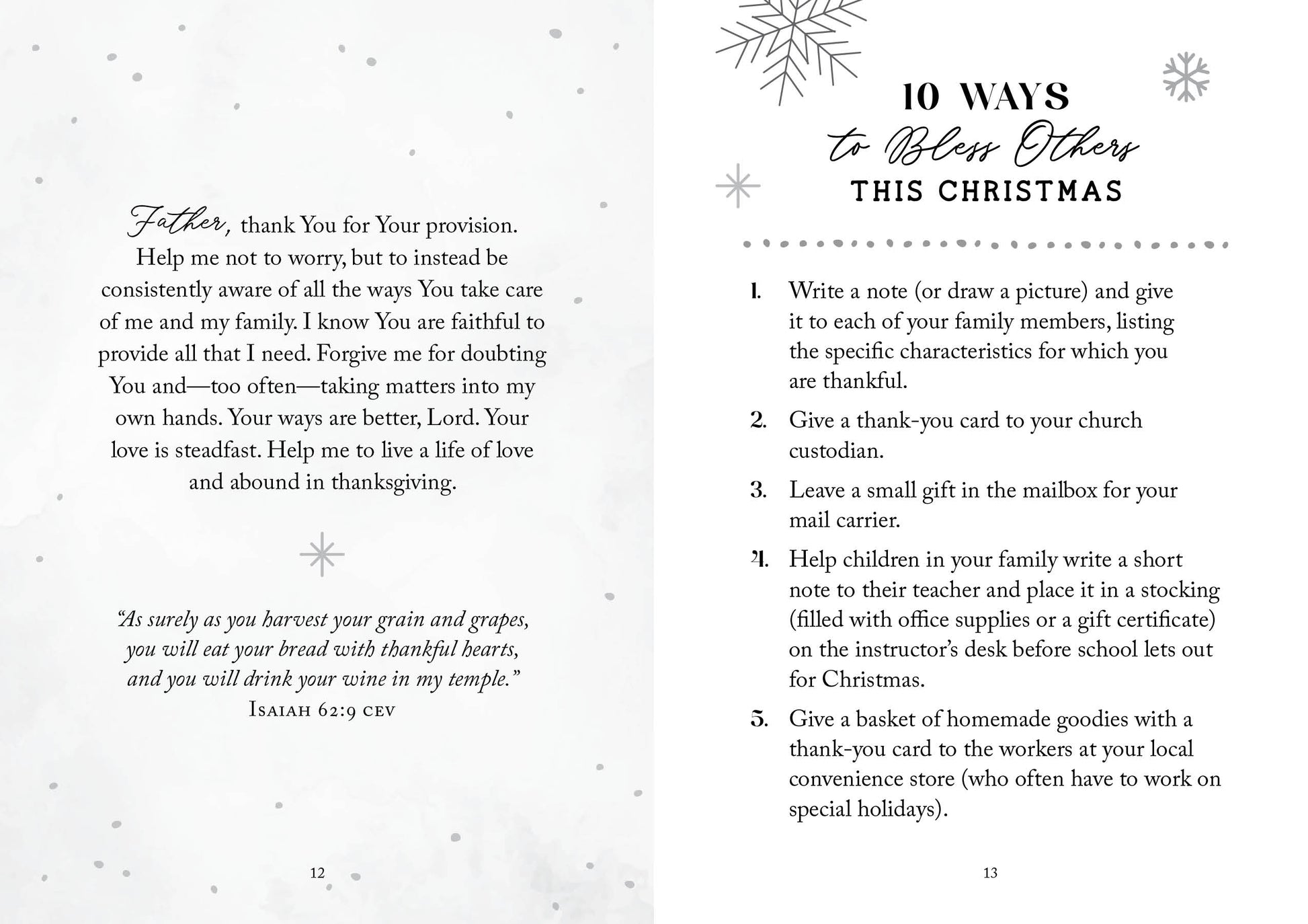 25 Christmas Blessings - The Christian Gift Company