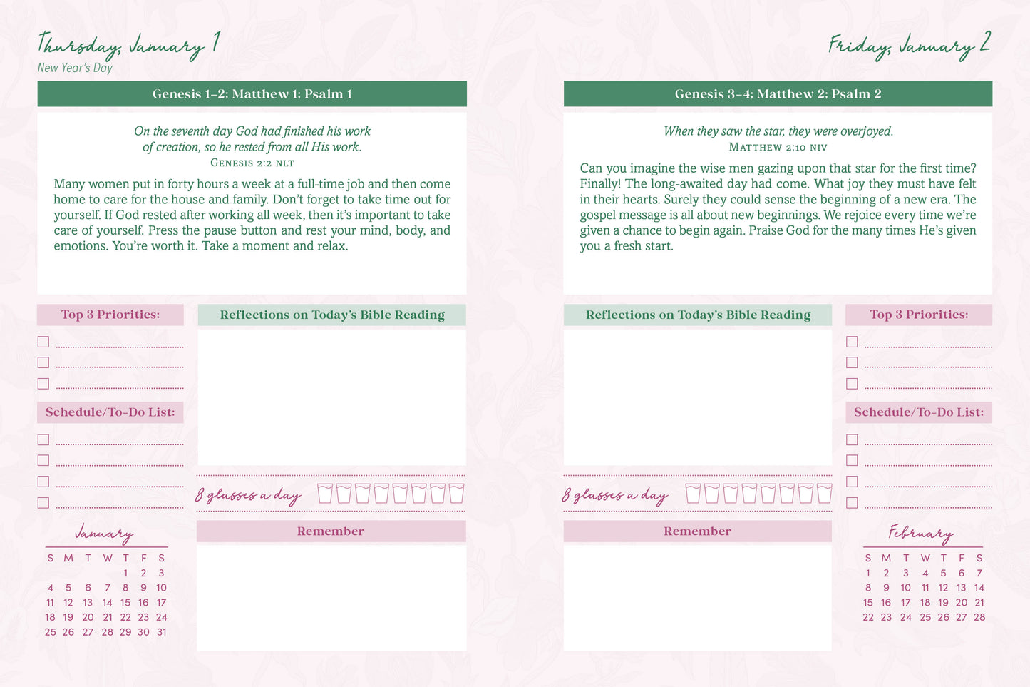 Read Through the Bible in a Year Planner: 2026 Edition - The Christian Gift Company