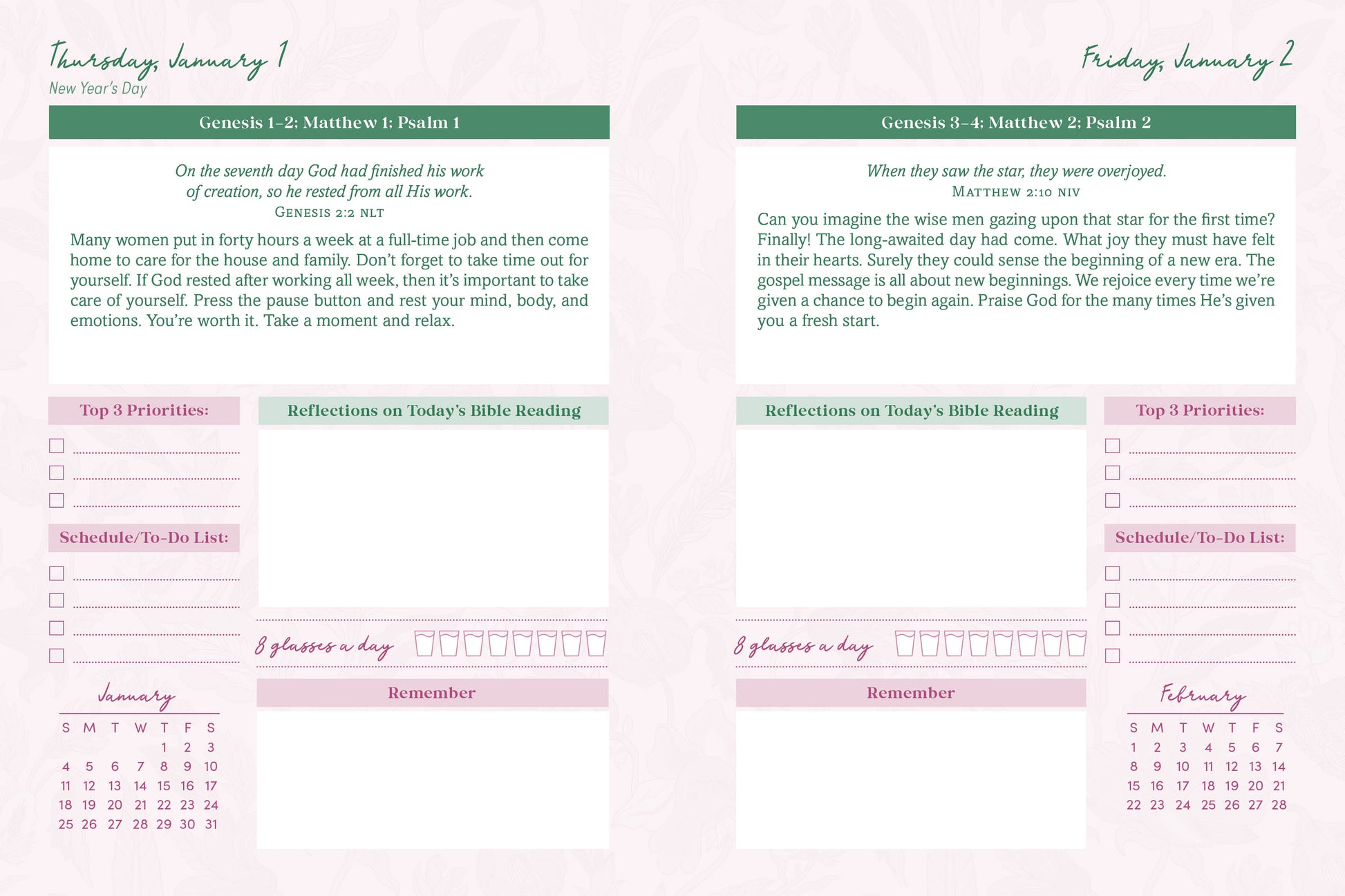 Read Through the Bible in a Year Planner: 2026 Edition - The Christian Gift Company