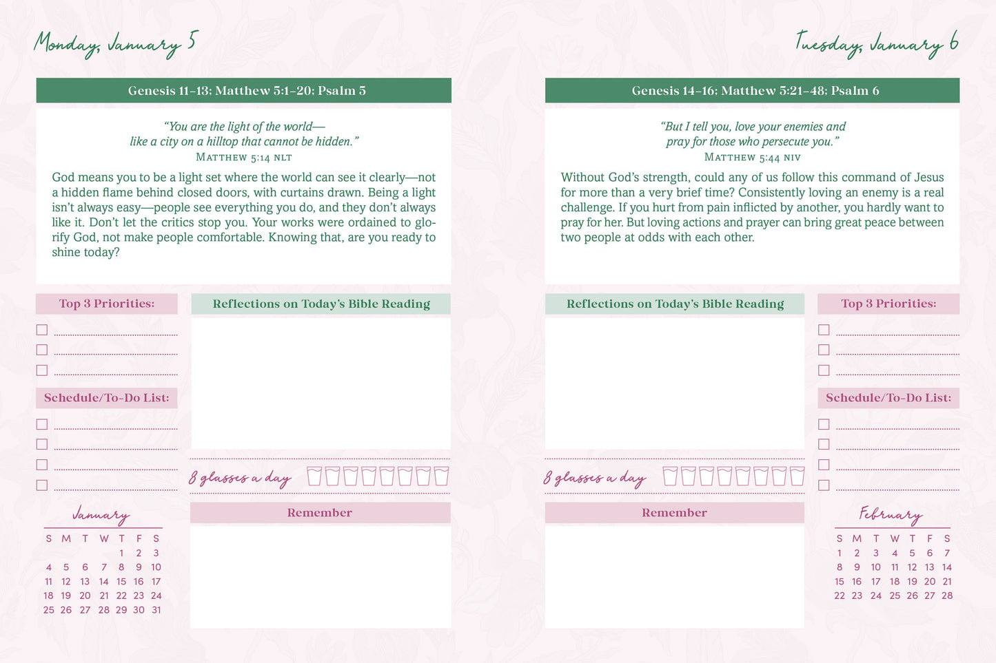 Read Through the Bible in a Year Planner: 2026 Edition - The Christian Gift Company