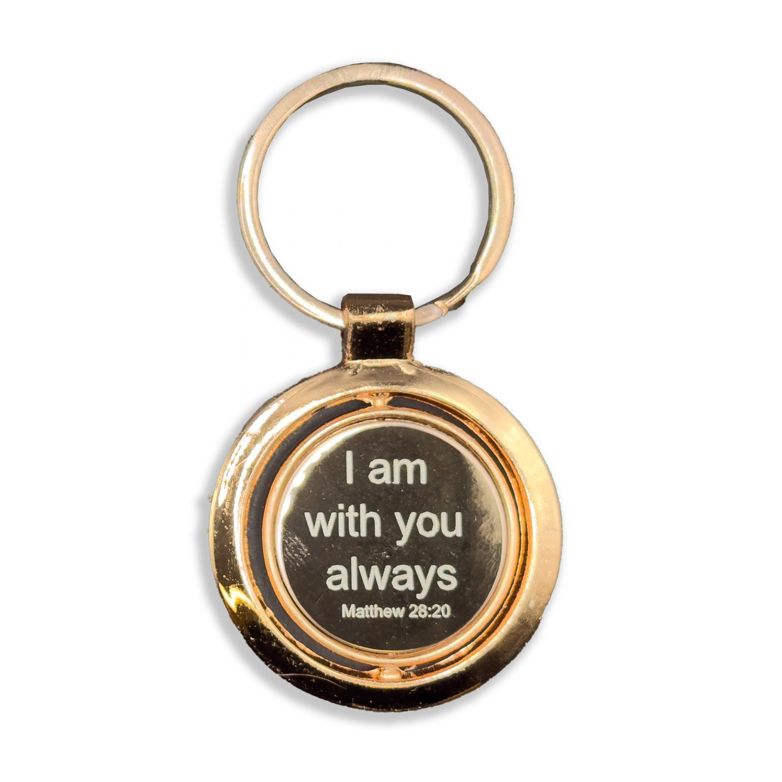 Keyring – I am with you always - The Christian Gift Company