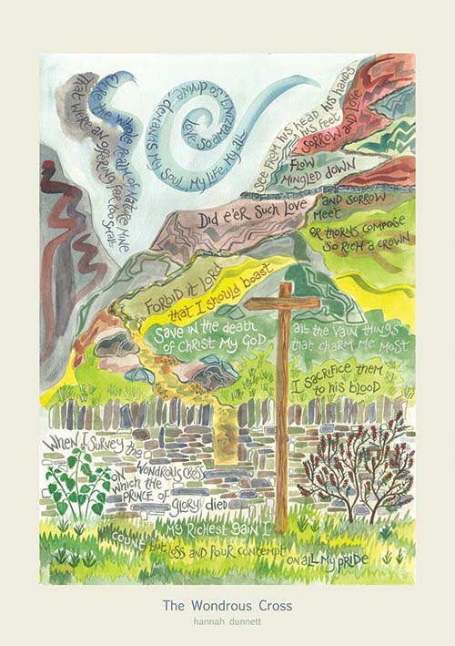 The Wondrous Cross A3 Poster - The Christian Gift Company