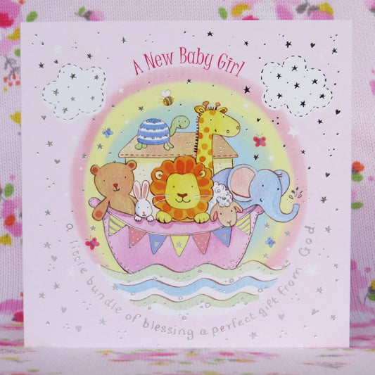 New Baby Girl Card - The Christian Gift Company