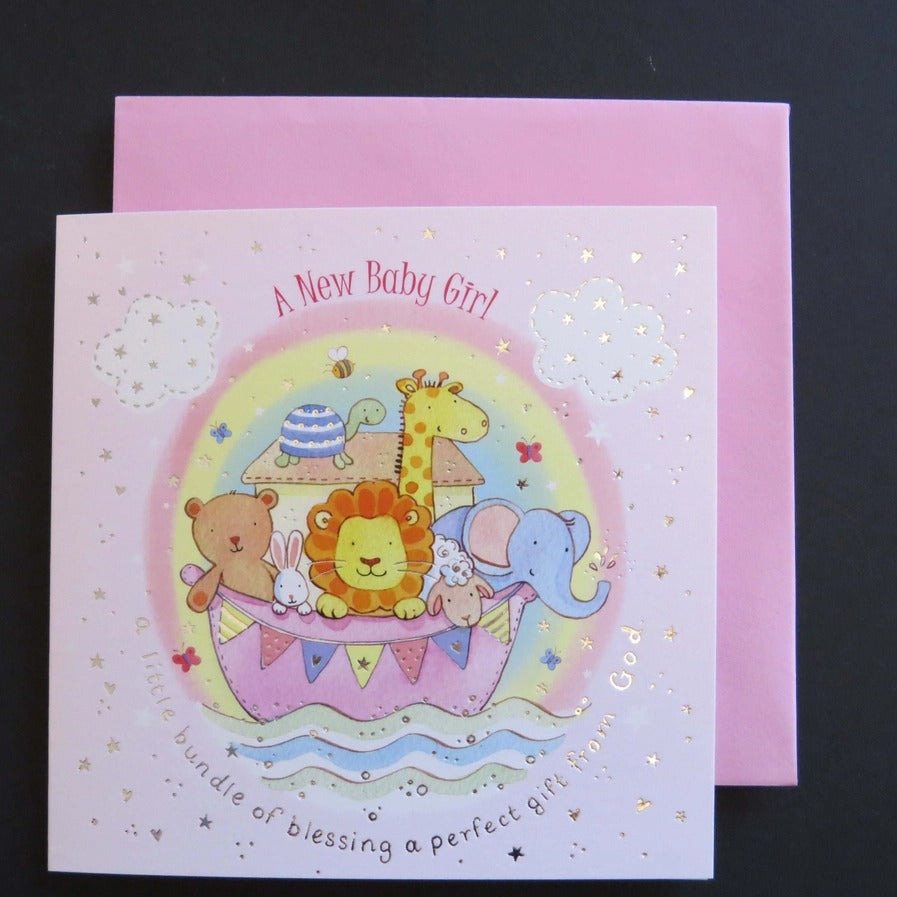New Baby Girl Card - The Christian Gift Company