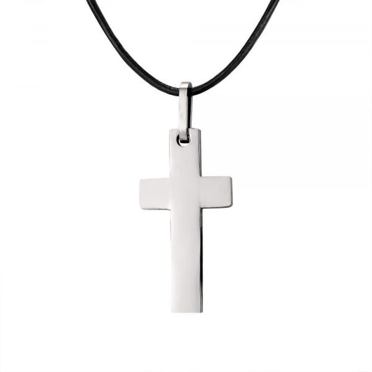 Stainless Steel Cross Pendant - The Christian Gift Company