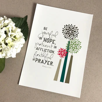 Be Joyful A5 Print - The Christian Gift Company