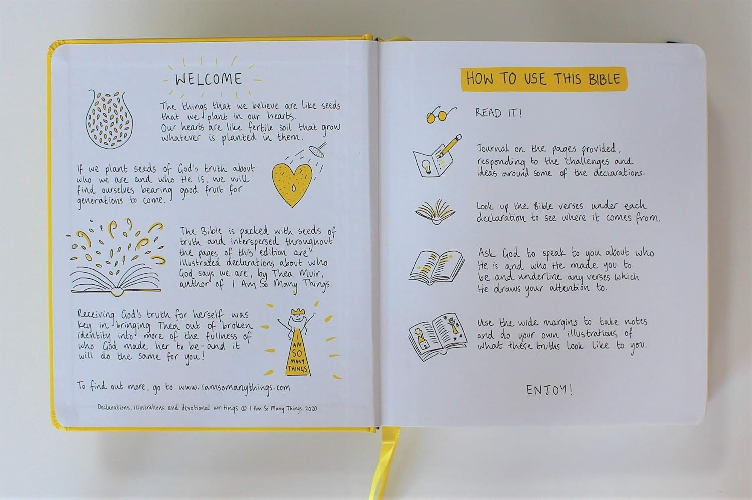 NIV Journalling Bible - I Am So Many Things - The Christian Gift Company