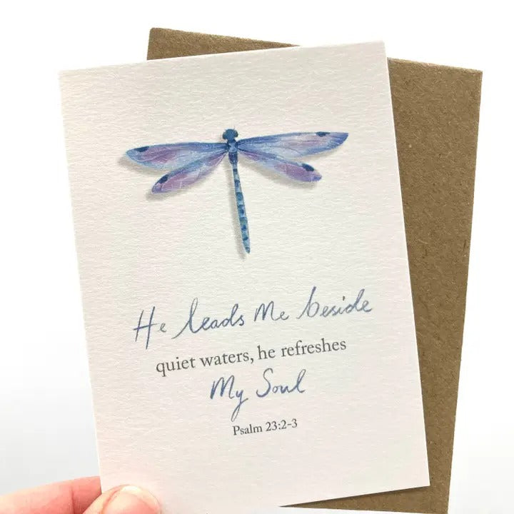 Quiet waters mini Card - The Christian Gift Company