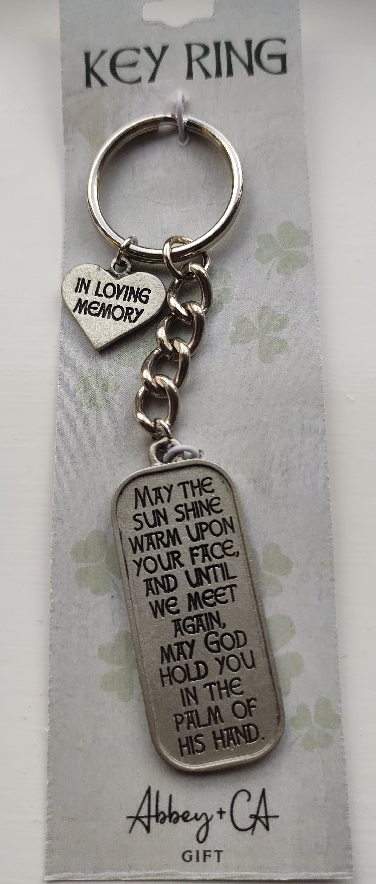 Metal Key Ring Loving Memory - The Christian Gift Company
