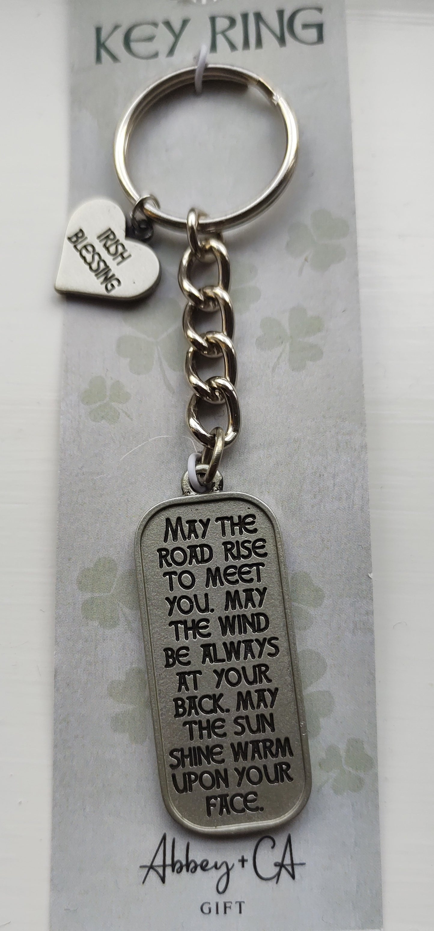 Metal Key Ring Irish Blessing - The Christian Gift Company