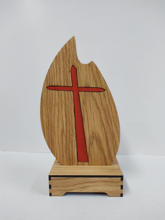 Red Cross in Flame - The Christian Gift Company