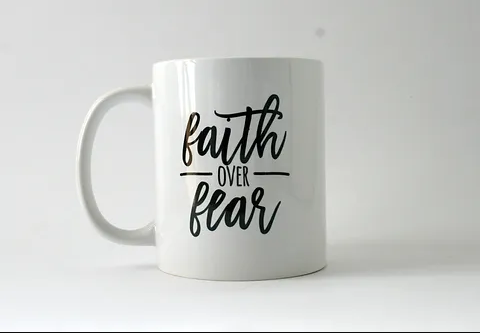 Faith Over Fear Mug - The Christian Gift Company