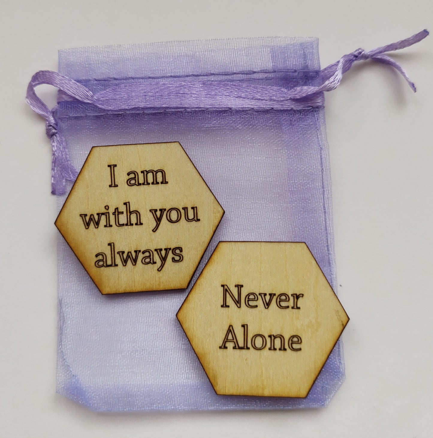 Never Alone Pocket Token - The Christian Gift Company