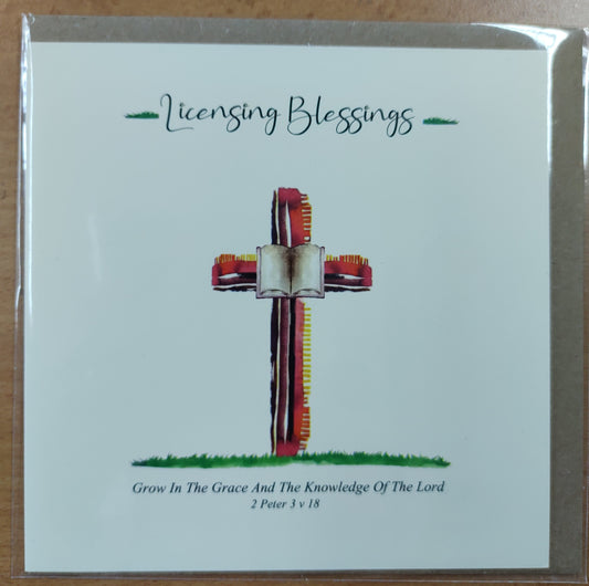 Licensing Blessings Greetings card - The Christian Gift Company
