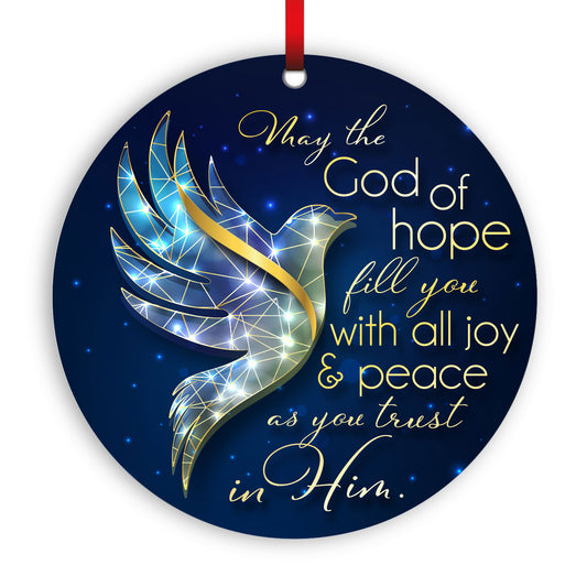 Dove Ceramic Christmas Decoration - The Christian Gift Company