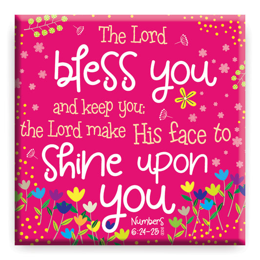 Bless you (Pink) Magnet - The Christian Gift Company