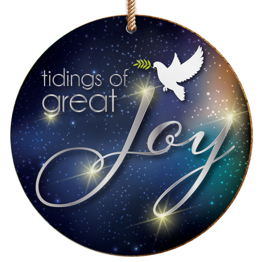 Great Joy Ceramic Christmas Decoration - The Christian Gift Company