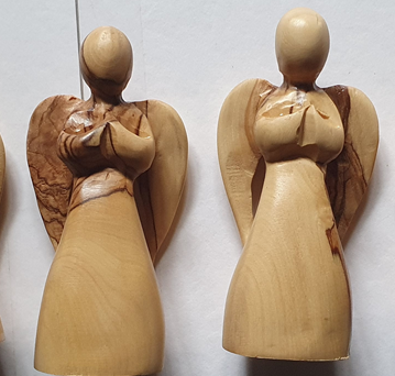 Olive Wood Angel - The Christian Gift Company