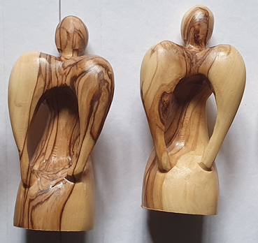 Olive Wood Angel - The Christian Gift Company
