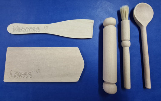 Loved and Blessed Children's Baking Set - The Christian Gift Company