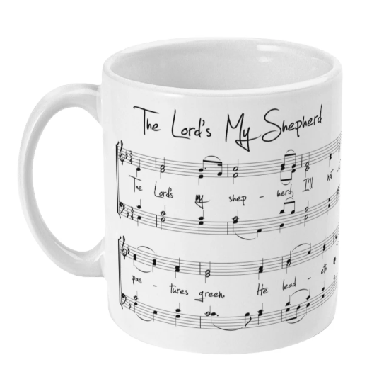 The Lord's My Shepherd Music Mug - The Christian Gift Company