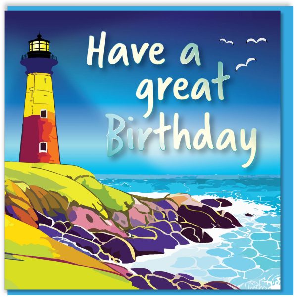 Lighthouse Birthday Card - The Christian Gift Company