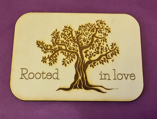 Rooted In Love Magnet - The Christian Gift Company