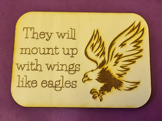 Wings Like Eagles Magnet - The Christian Gift Company
