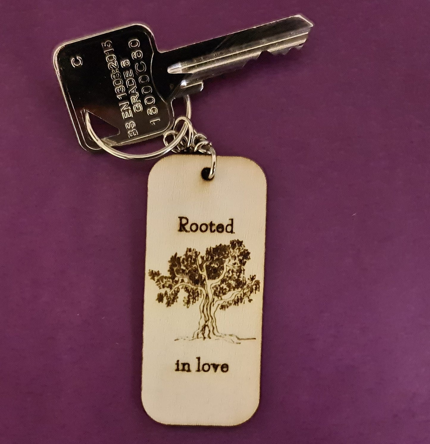 Rooted in Love Keyring - The Christian Gift Company