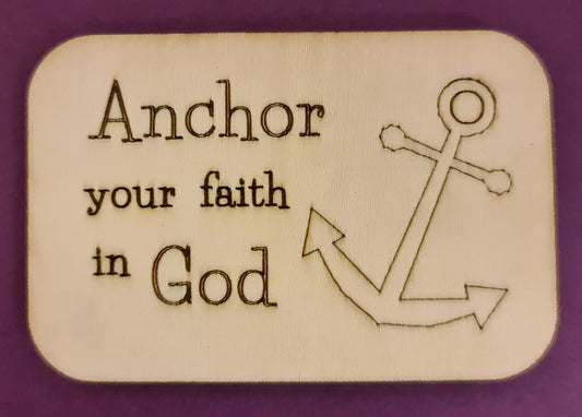 Anchor Your Faith Magnet - The Christian Gift Company